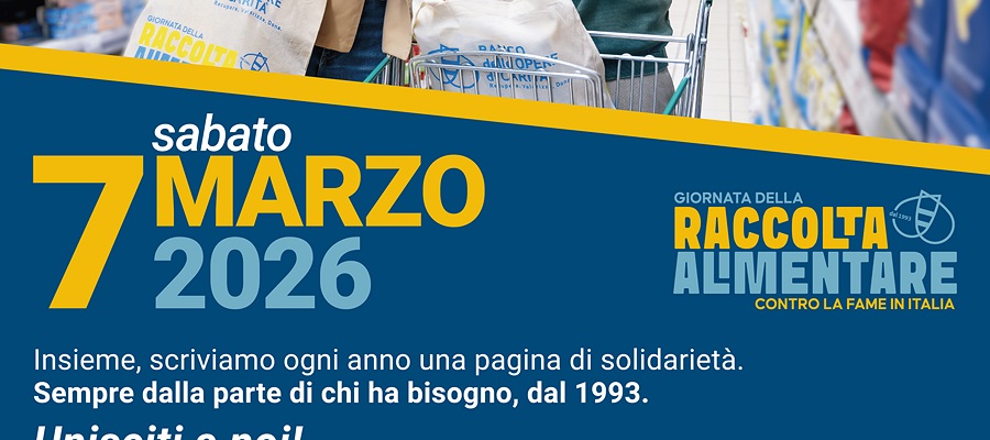 7 Marzo 2026: GIORNATA DELLA RACCOLTA ALIMENTARE